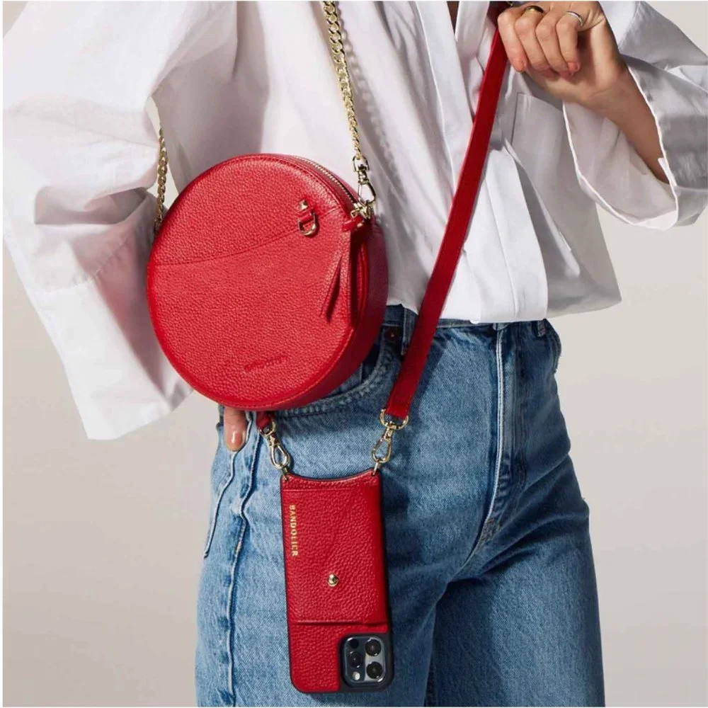 Bandolier round crossbody